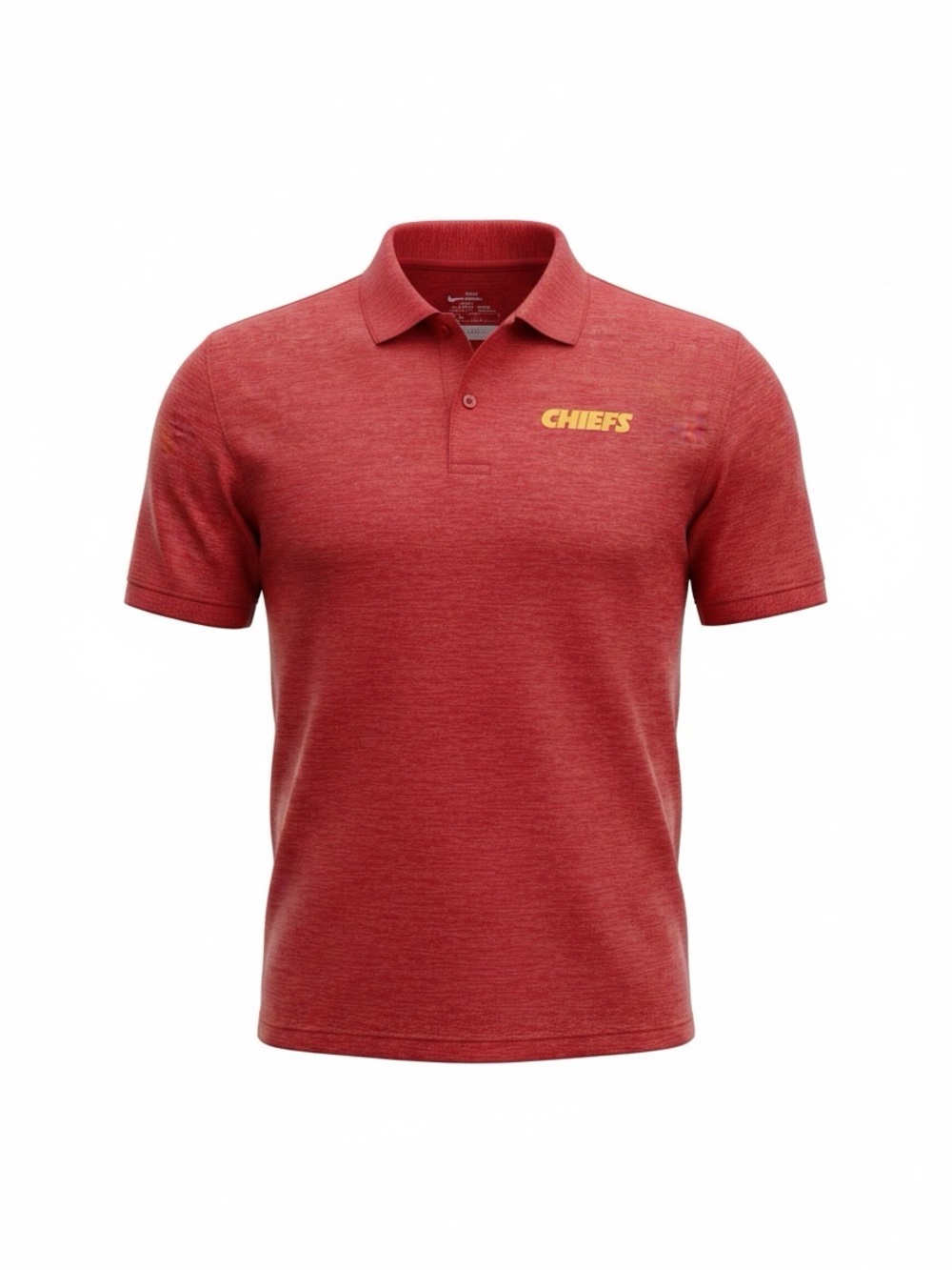 Men's Kansas City Chiefs Red Heather Polo